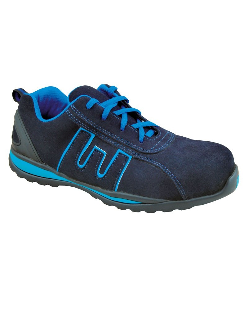 BAIO Azul, zapato S1P piel nobuck suela EVA metal free 36-47